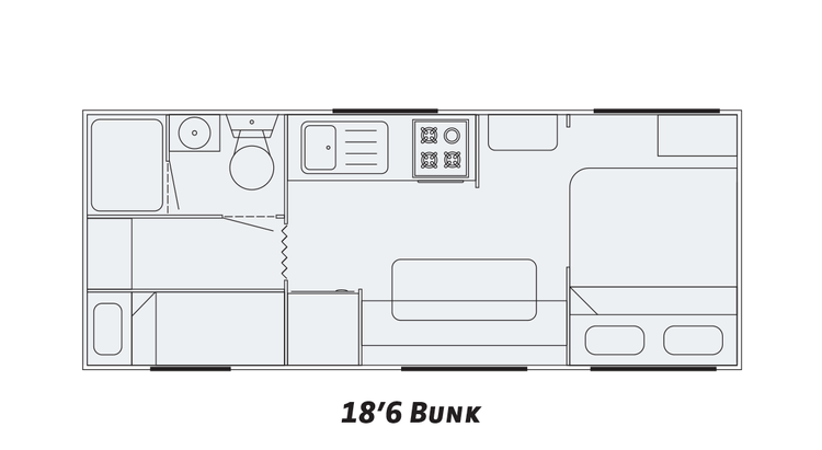 18'6 Bunk