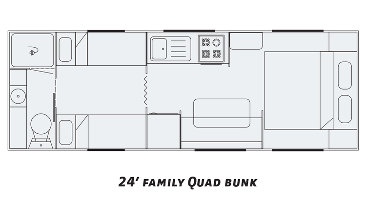 24' Family Quad Bunk